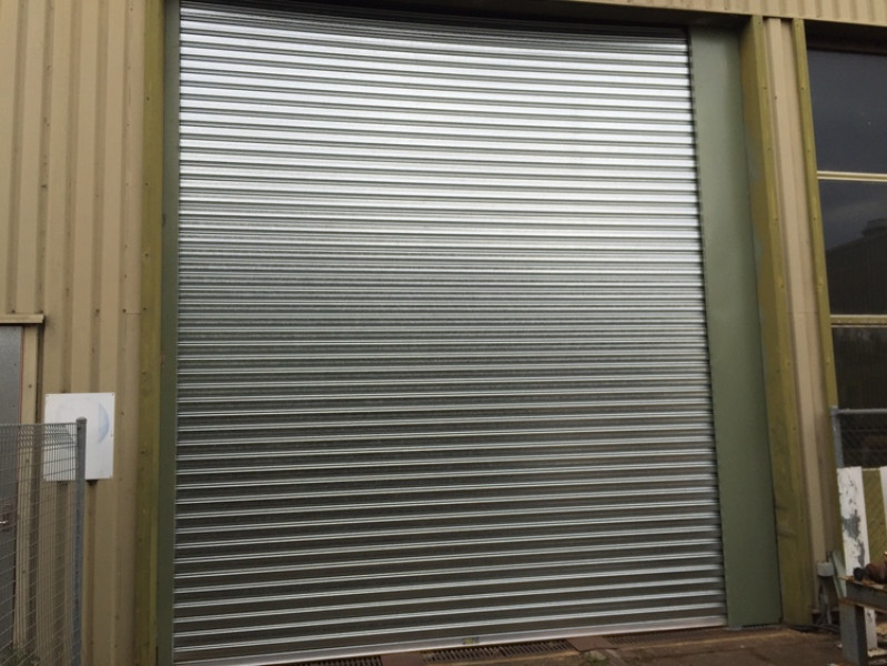 Installed at Kelso at Voestalpine. This shutter is installed on a shed at the Railway.